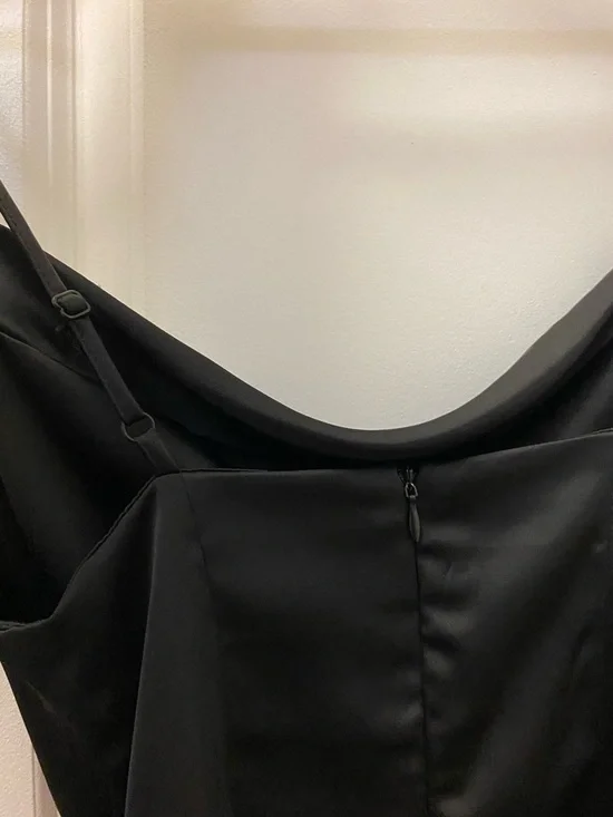 Urban Outfitters Black Cowl Neck Slip Mini Dress - Picture 14 of 14